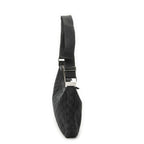 Gucci Round Zip Messenger Black GG Canvas — view 4