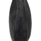 Gucci Round Zip Messenger Black GG Canvas — view 8