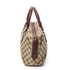 Gucci Small Boston Beige Red GG Canvas Messenger — view 4