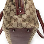 Gucci Small Boston Beige Red GG Canvas Messenger — view 8
