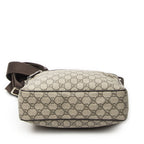 Gucci Half Moon Zip Messenger Beige Brown Supreme Canvas — view 6