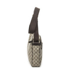 Gucci Half Moon Zip Messenger Beige Brown Supreme Canvas — view 4