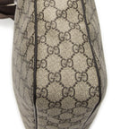 Gucci Half Moon Zip Messenger Beige Brown Supreme Canvas — view 8