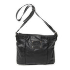 Gucci Selleria Crossbody Black Gray Calfskin Leather