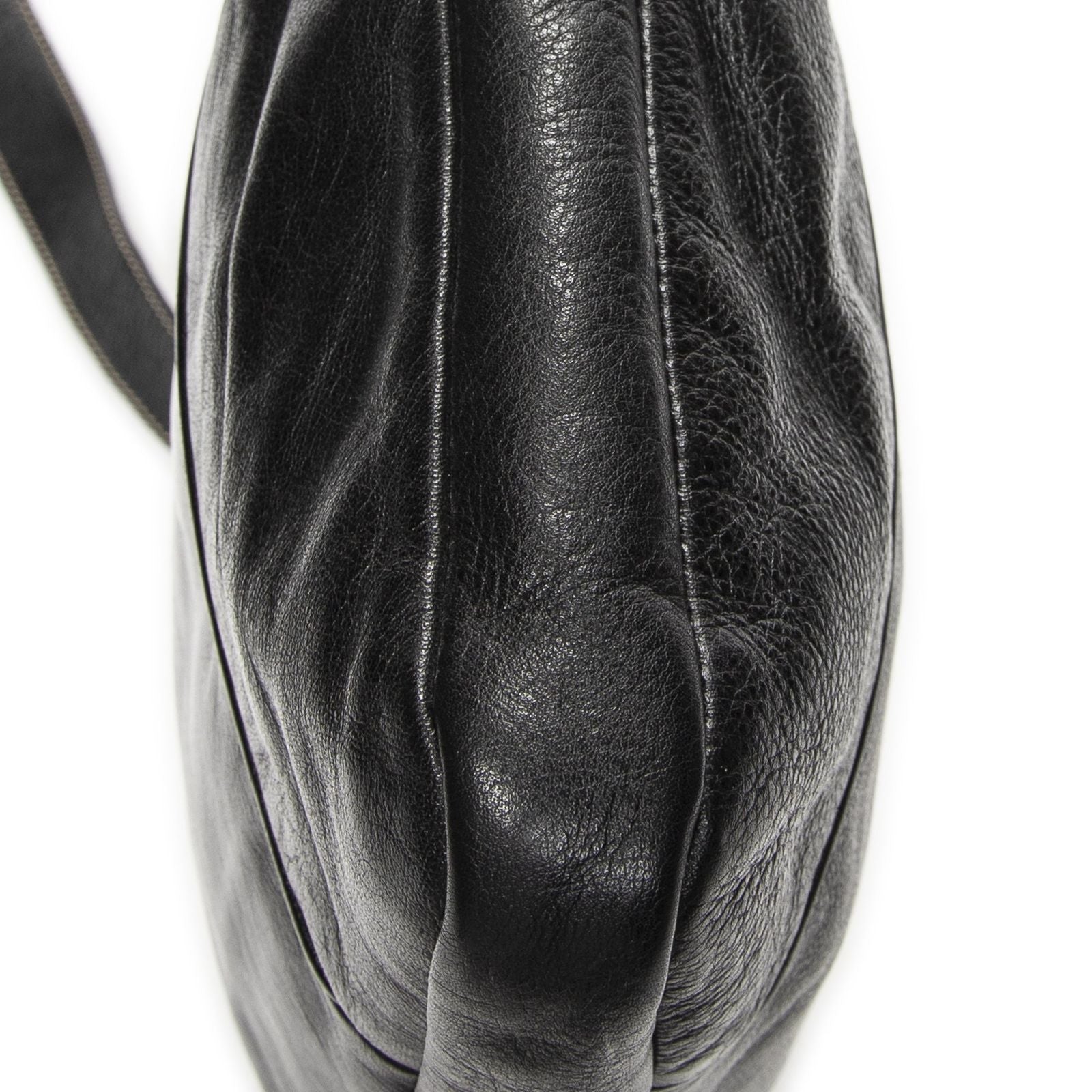 Gucci Selleria Crossbody Black Gray Calfskin Leather — view 7