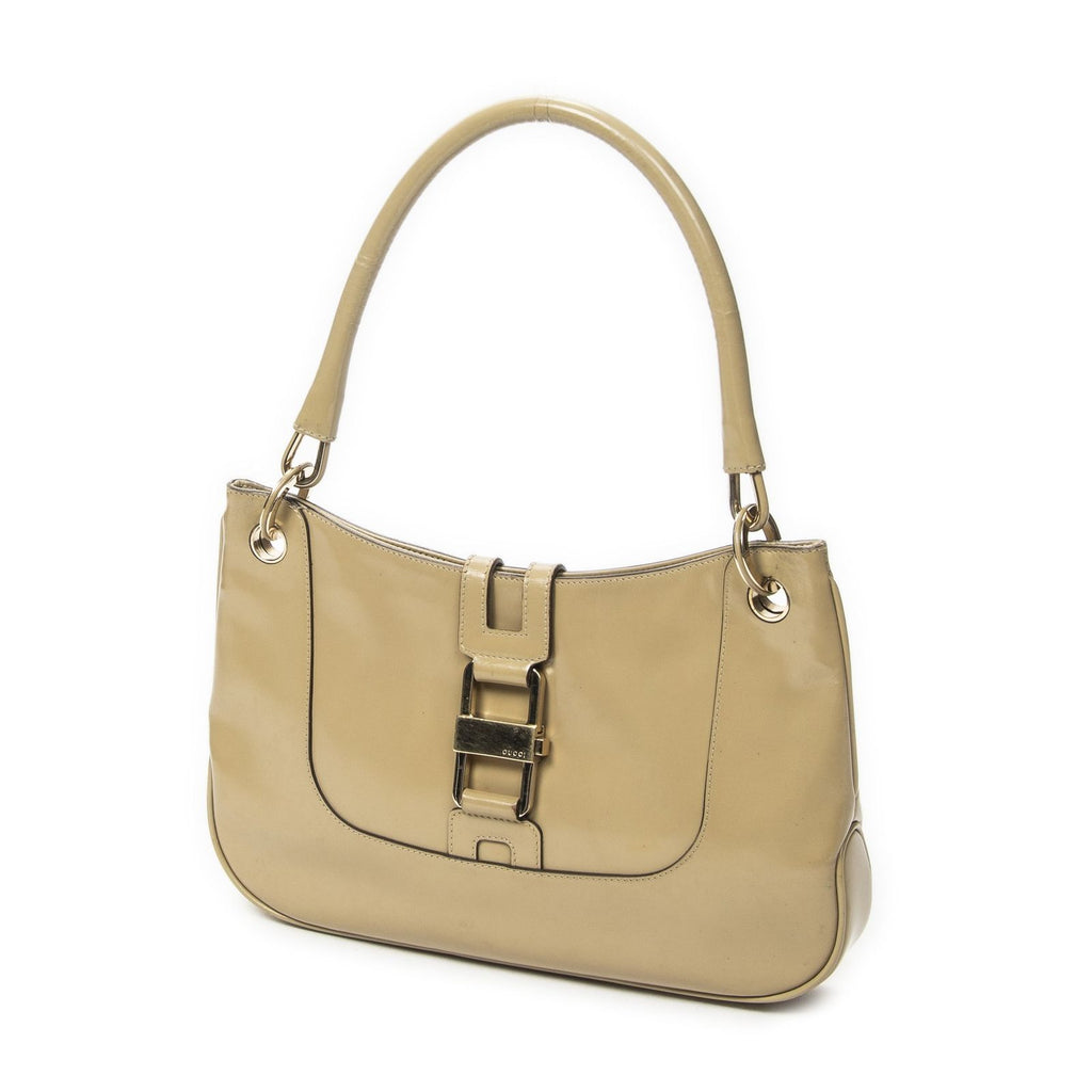 Gucci Vintage Jackie Beige Smooth Calfskin Messenger — view 2