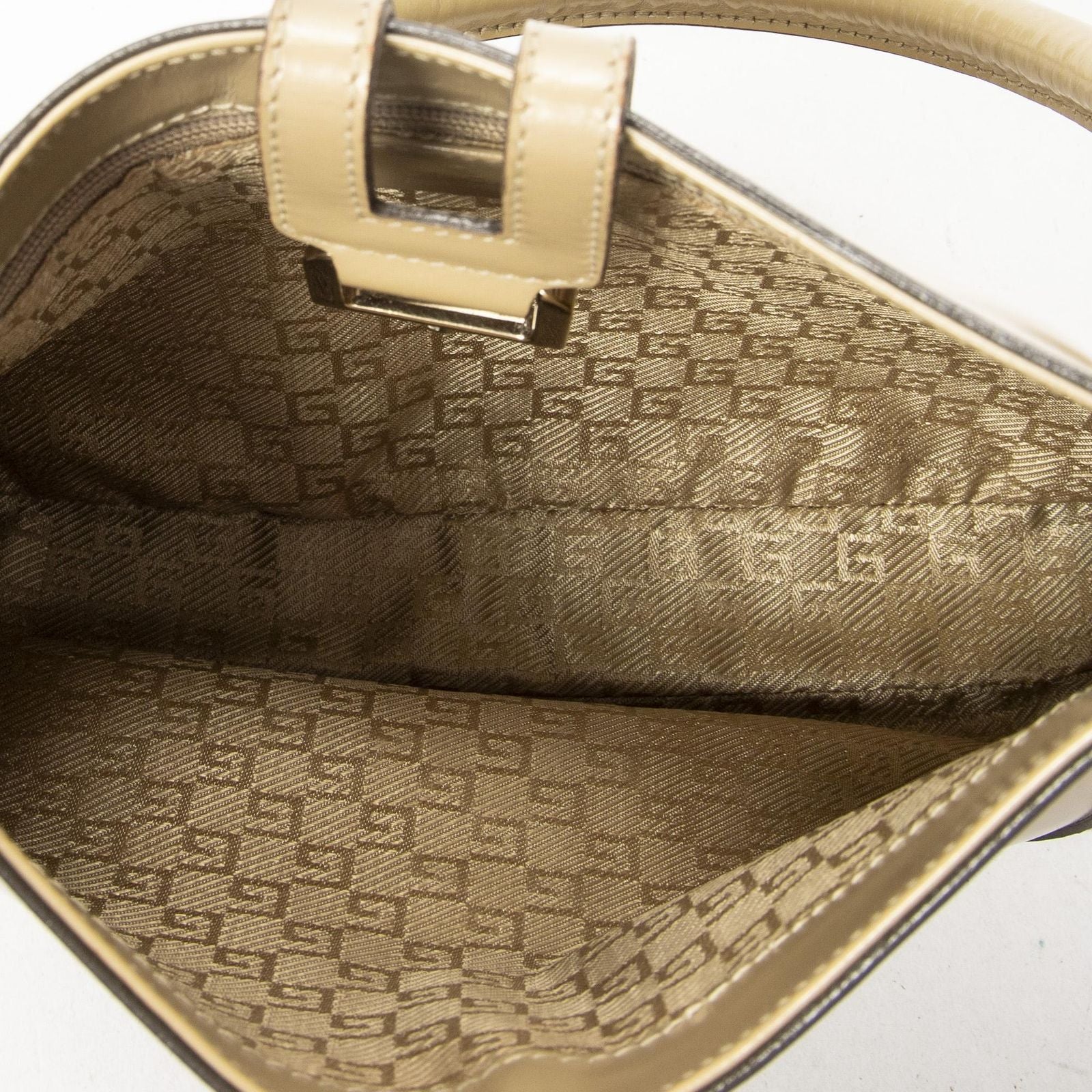 Gucci Vintage Jackie Beige Smooth Calfskin Messenger — view 9