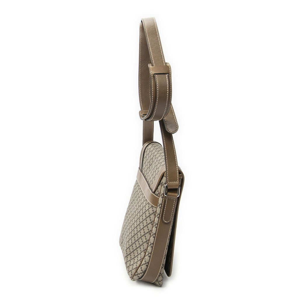 Gucci Small Flap Crossbody Beige Brown Print Canvas — view 4
