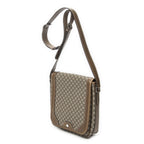 Gucci Small Flap Crossbody Beige Brown Print Canvas — view 2