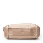 Gucci Bamboo Tote Pink Gray Calfskin Leather — view 6