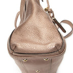 Gucci Bamboo Tote Pink Gray Calfskin Leather — view 7