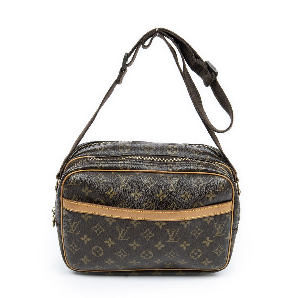 Louis Vuitton Reporter Brown Monogram Canvas Messenger