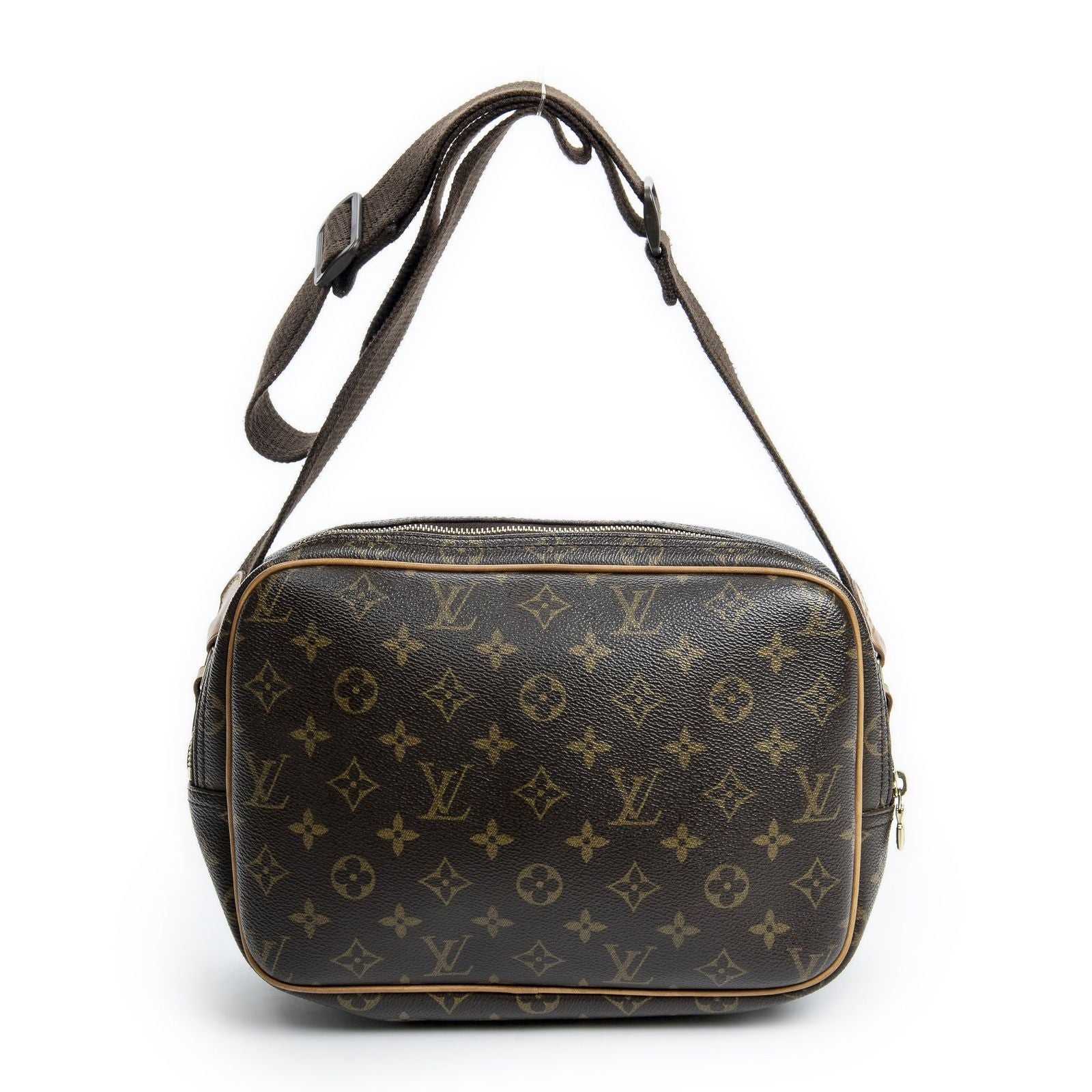 Louis Vuitton Reporter Brown Monogram Canvas Messenger — view 5
