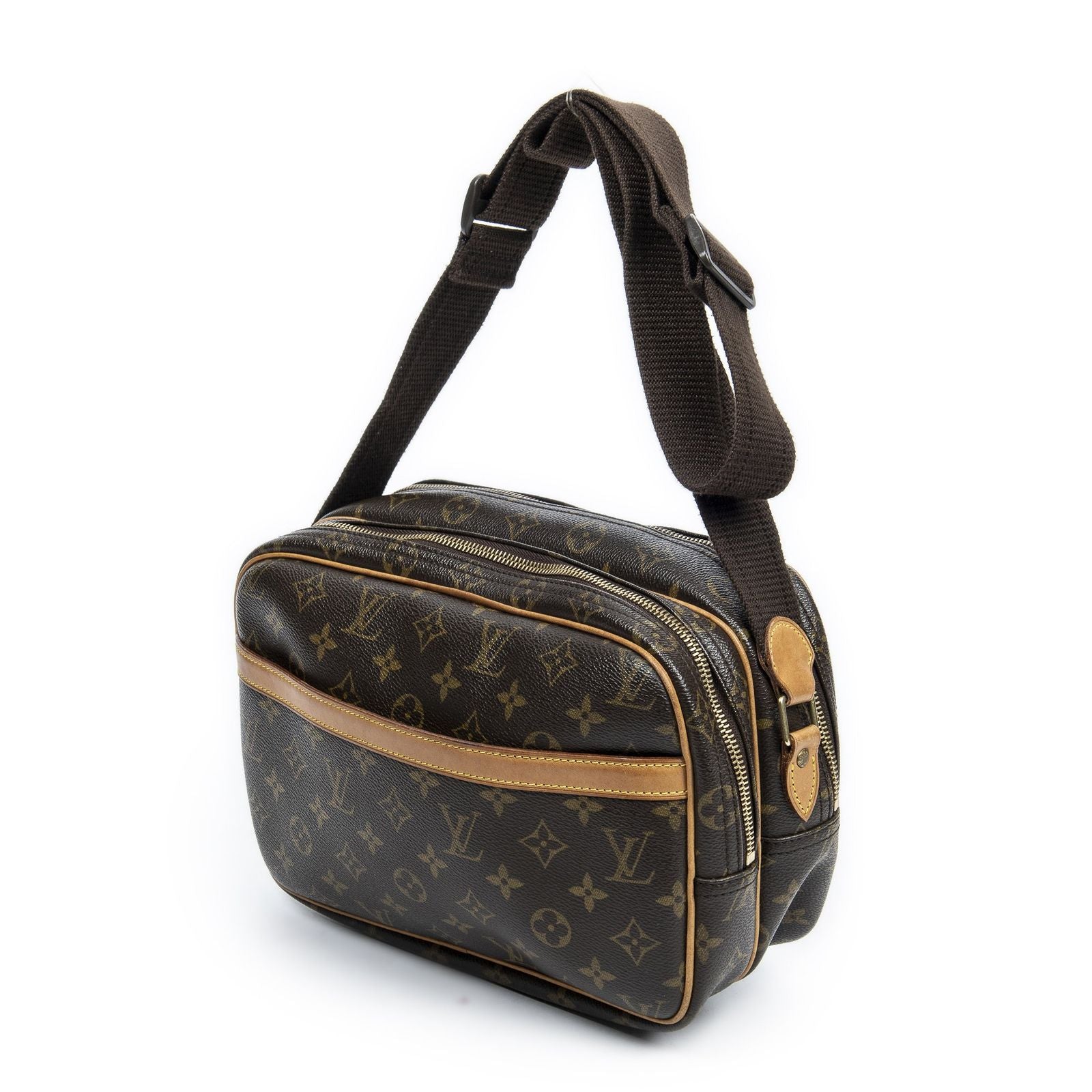 Louis Vuitton Reporter Brown Monogram Canvas Messenger — view 2