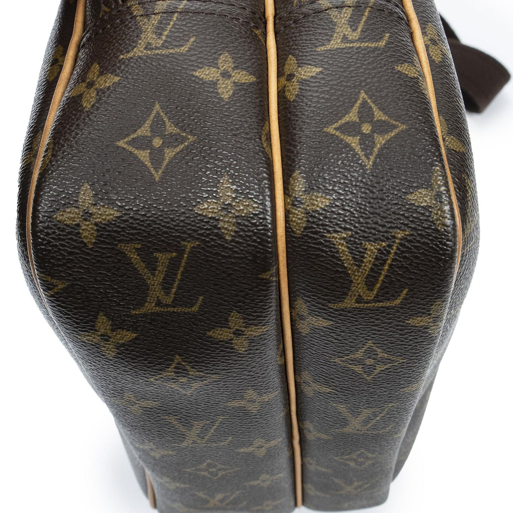 Louis Vuitton Reporter Brown Monogram Canvas Messenger — view 8