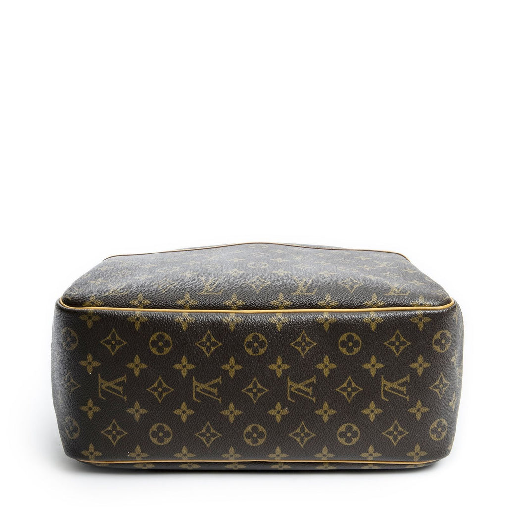 Louis Vuitton Deauville Brown Monogram Canvas Handbag — view 6