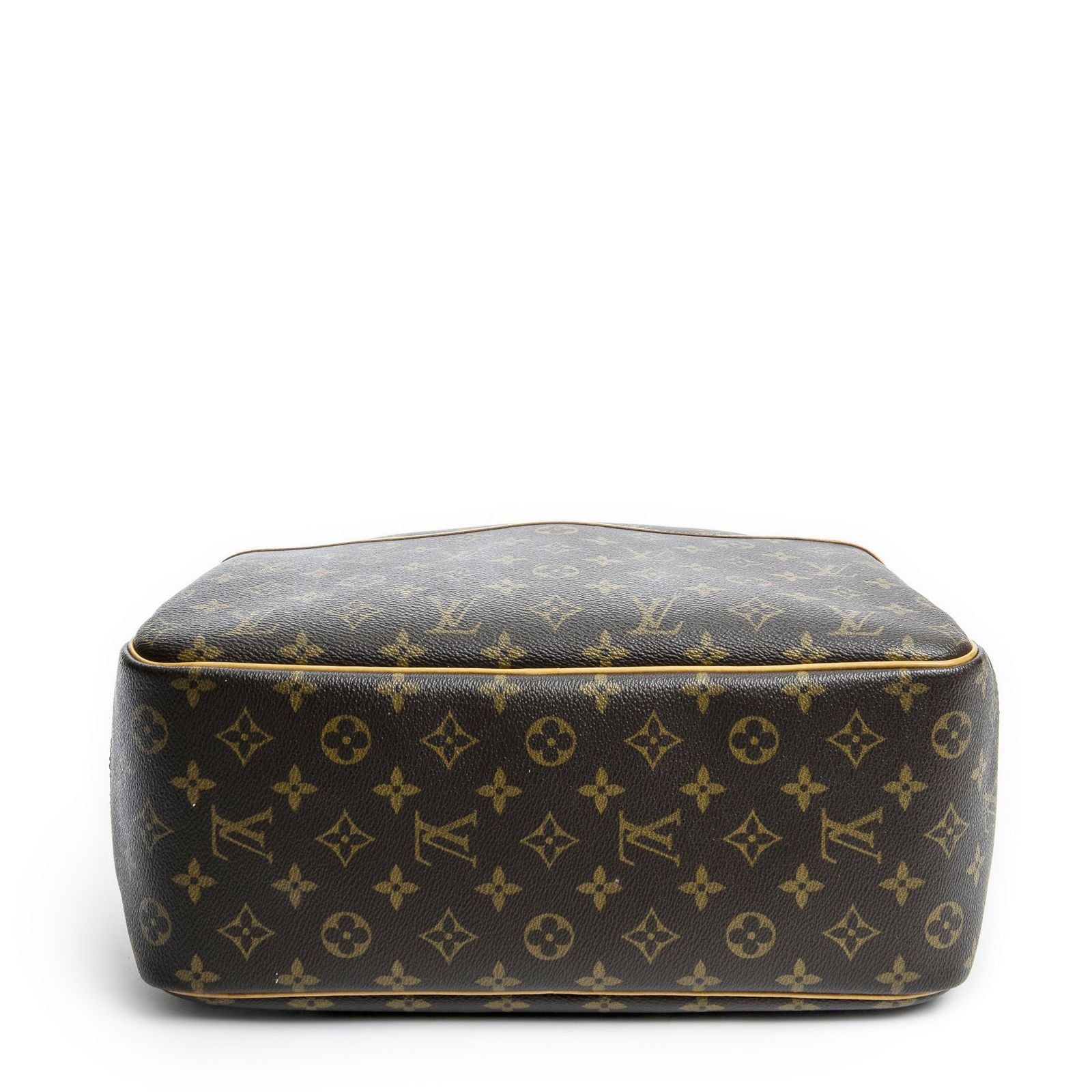 Louis Vuitton Deauville Brown Monogram Canvas Handbag — view 6