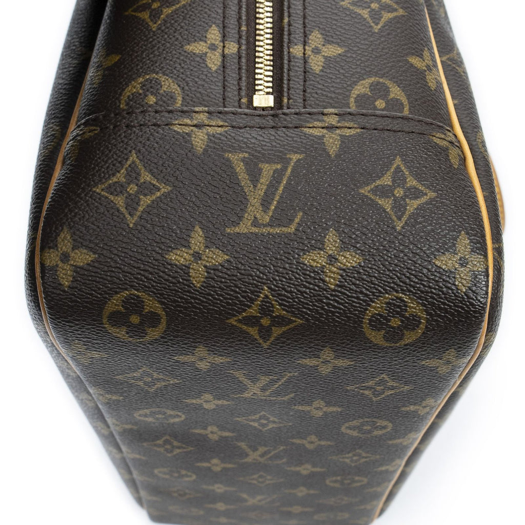 Louis Vuitton Deauville Brown Monogram Canvas Handbag — view 8