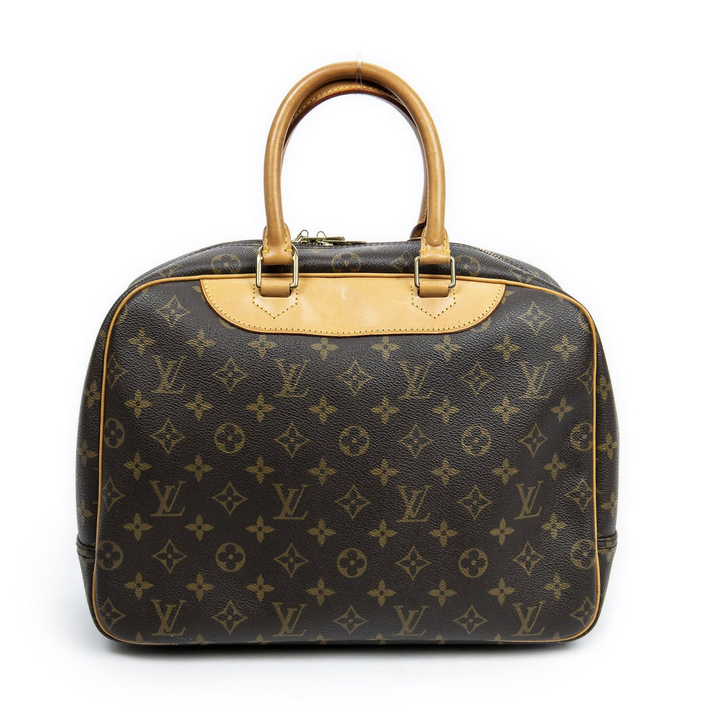 Louis Vuitton Deauville Brown Monogram Canvas Handbag — view 5