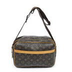 Louis Vuitton Reporter Brown Monogram Canvas Messenger