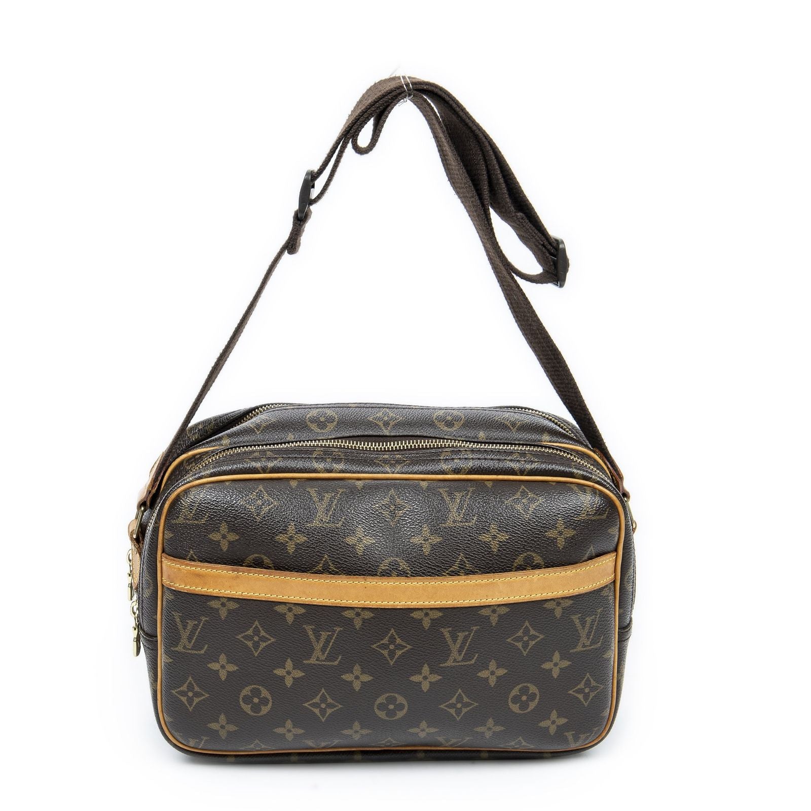 Louis Vuitton Reporter Brown Monogram Canvas Messenger