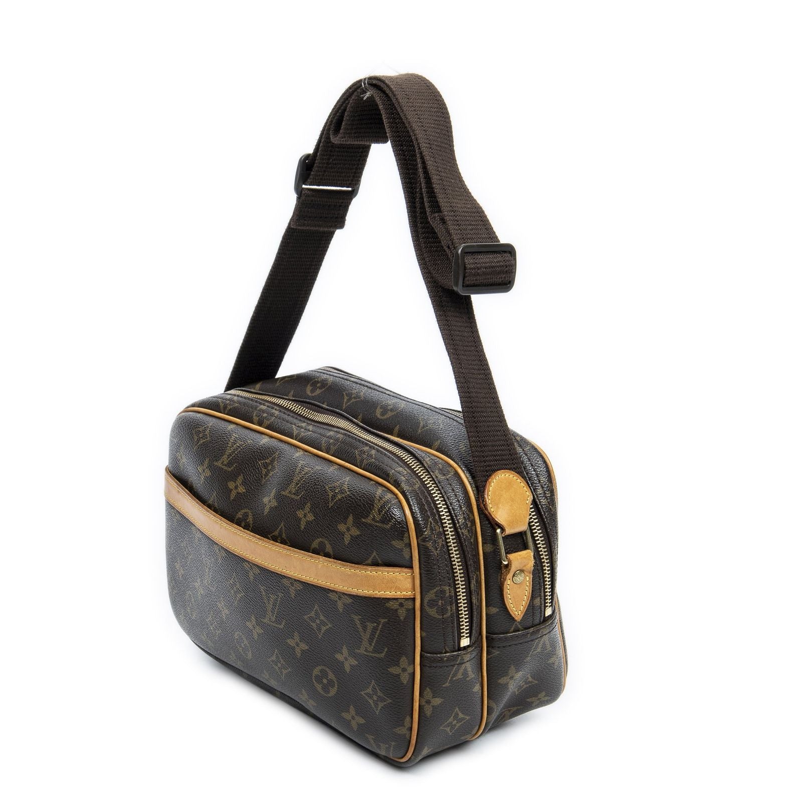 Louis Vuitton Reporter Brown Monogram Canvas Messenger — view 2