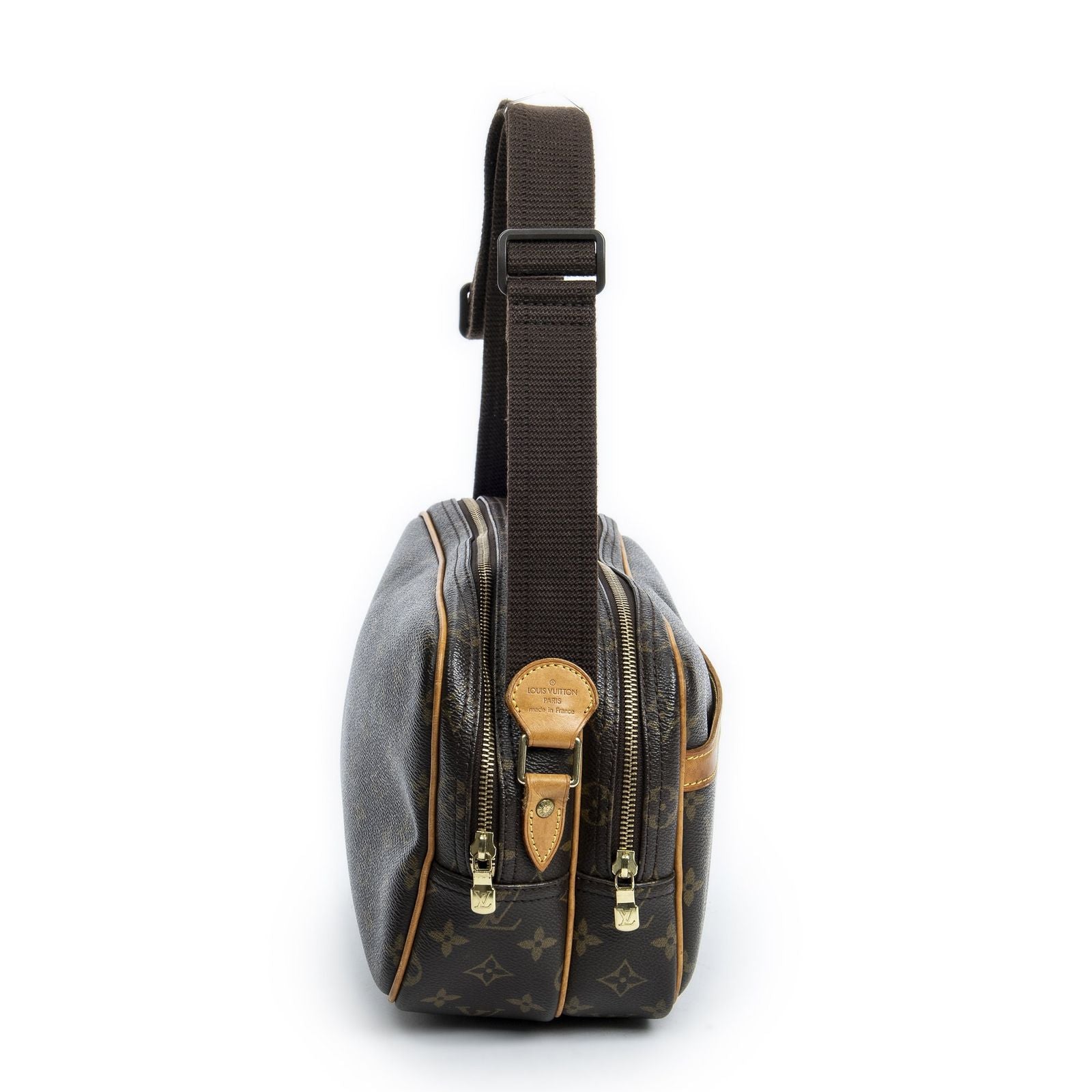 Louis Vuitton Reporter Brown Monogram Canvas Messenger — view 4