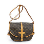 Louis Vuitton Saumur Brown Monogram Canvas — view 5