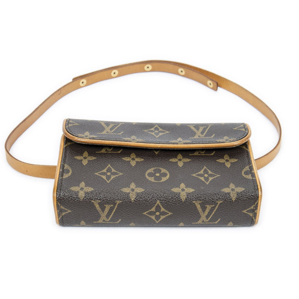 Louis Vuitton Pochette Florentine Brown Monogram Canvas Handbag — view 3
