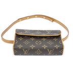 Louis Vuitton Pochette Florentine Brown Monogram Canvas Handbag — view 3