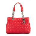 Dior Soft Tote Red Cannage Leather