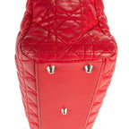 Dior Soft Tote Red Cannage Leather — view 8