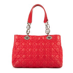 Dior Soft Tote Red Cannage Leather — view 4
