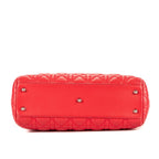 Dior Soft Tote Red Cannage Leather — view 6