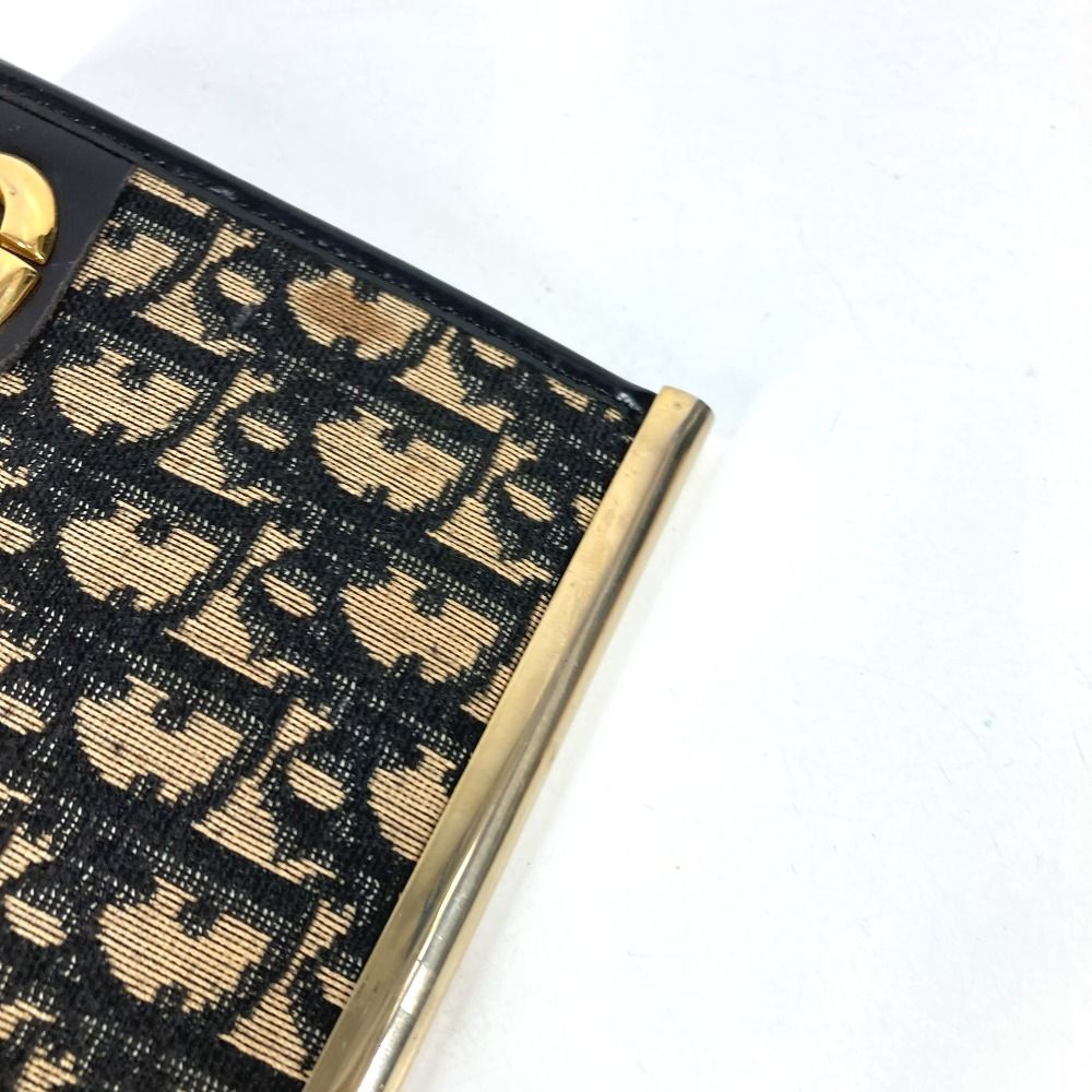 Dior Clutch Trotter Leather Canvas Navy — view 8