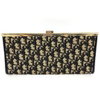 Dior Clutch Trotter Leather Canvas Navy — view 2