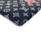 Louis Vuitton Clutch Pochette Apollo Monogram Canvas Navy — view 4