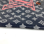 Louis Vuitton Clutch Pochette Apollo Monogram Canvas Navy — view 7