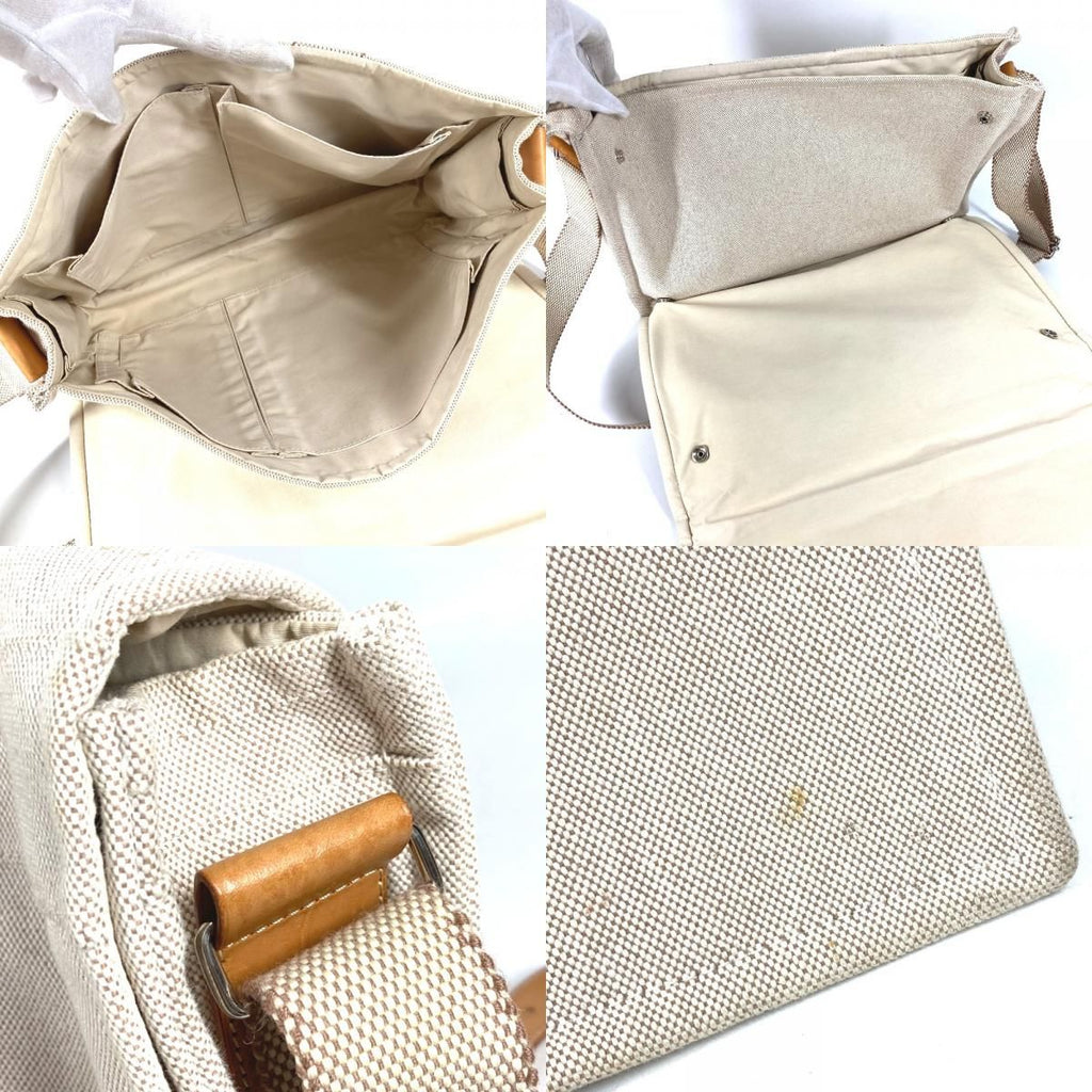 Hermes Shoulder Bag Mother's Cotton Beige — view 8