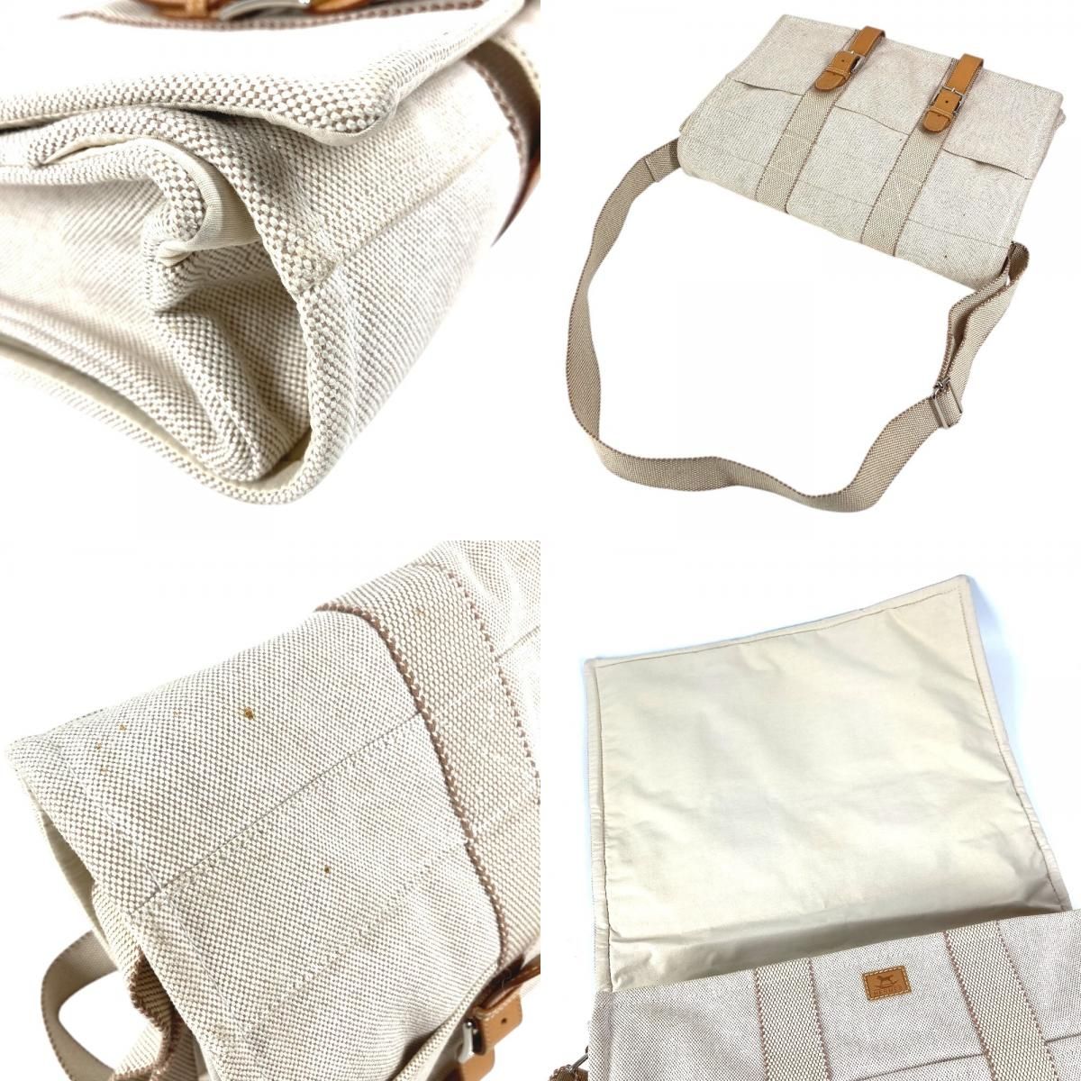 Hermes Shoulder Bag Mother's Cotton Beige — view 7