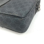 Gucci Business Bag GG Supreme Logo Canvas Black — view 6