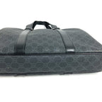 Gucci Business Bag GG Supreme Logo Canvas Black — view 5