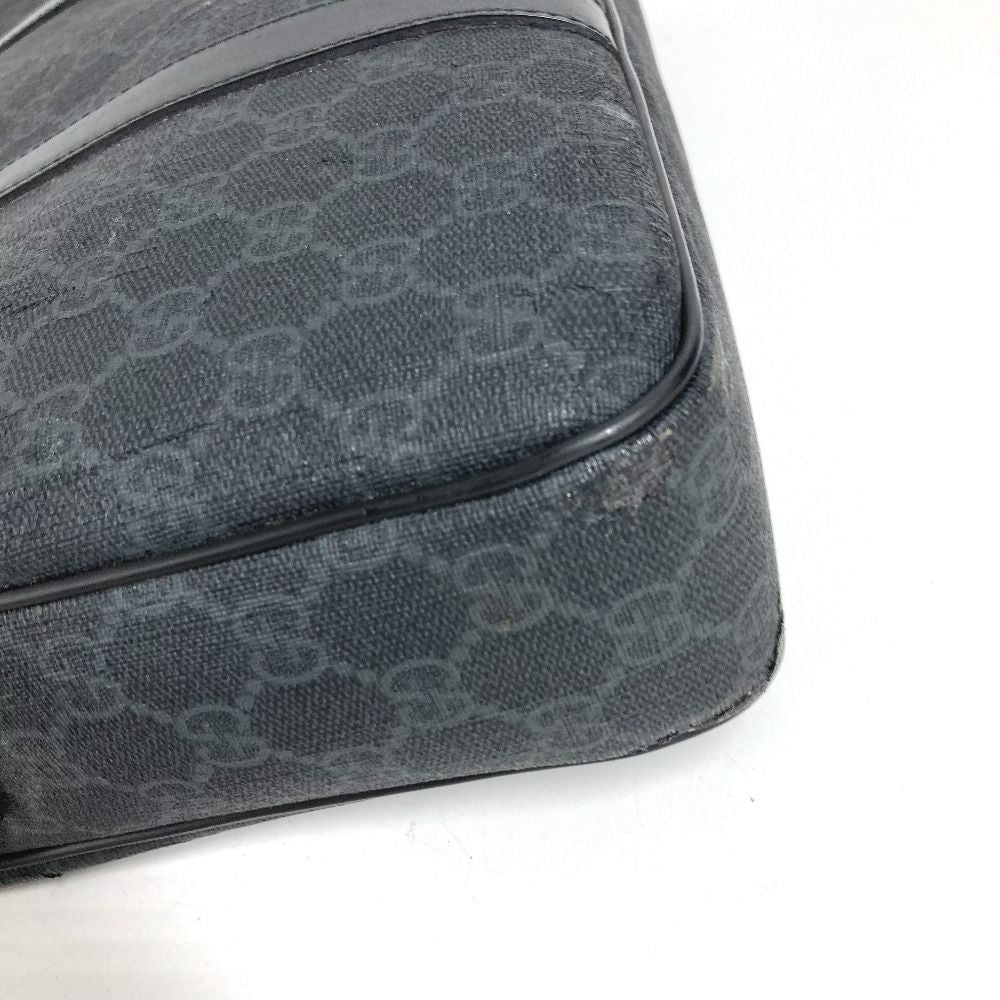 Gucci Business Bag GG Supreme Logo Canvas Black — view 4