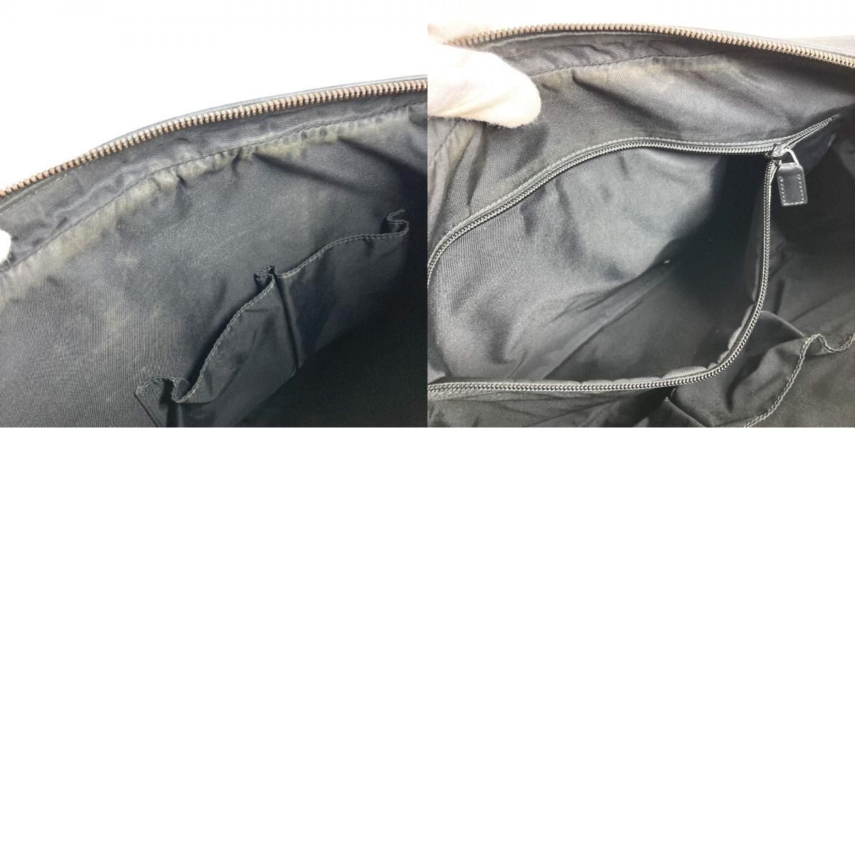 Gucci Business Bag GG Supreme Logo Canvas Black — view 9
