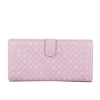 Bottega Veneta Bifold Wallet Lilac Intrecciato Leather — view 5