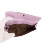 Bottega Veneta Bifold Wallet Lilac Intrecciato Leather — view 9