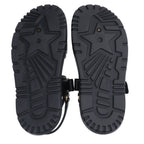 Dior Act Lambskin Metal Logo Back Strap Flat Sandals — view 6