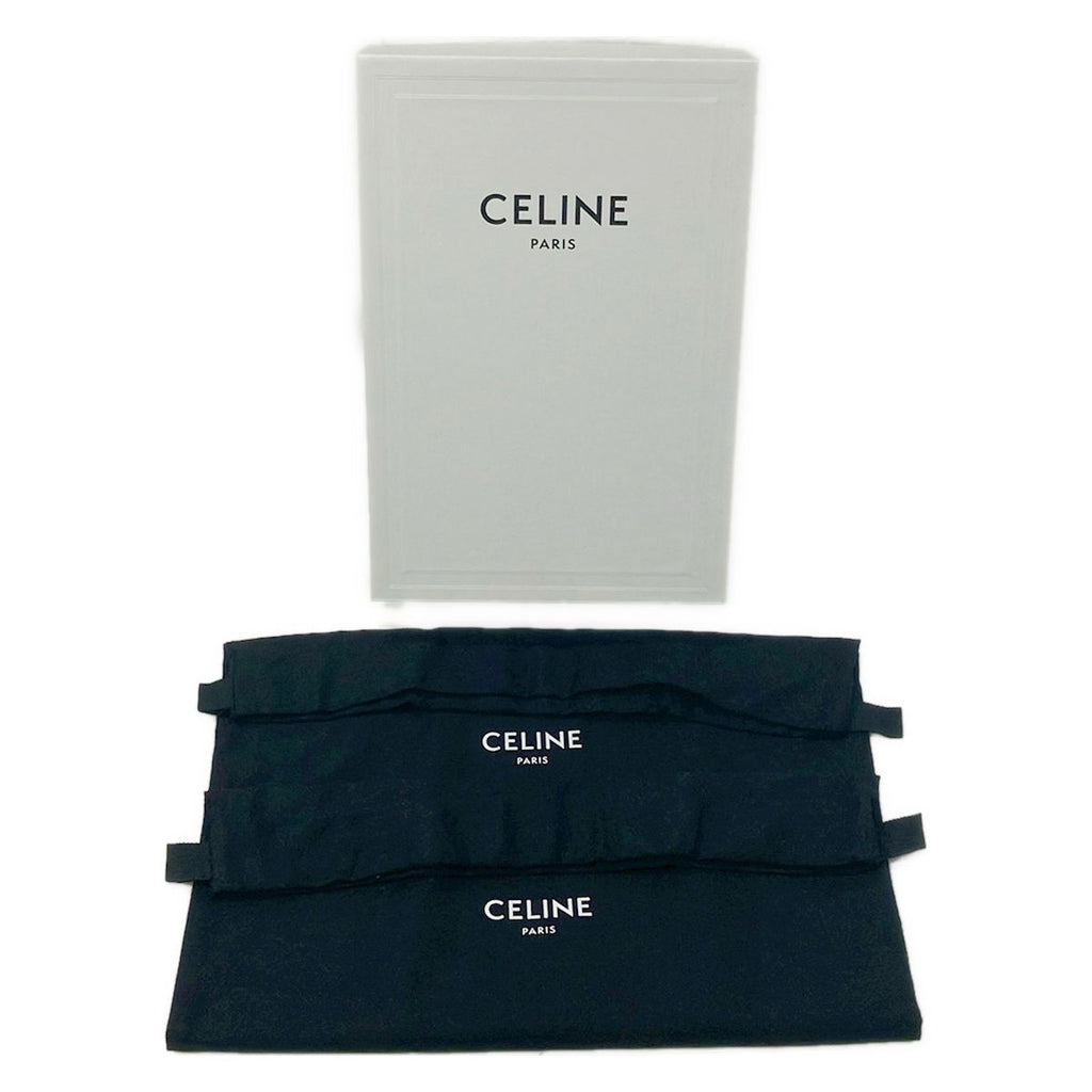 Celine Loafers 39 Navy Triomphe Chain Leather — view 7