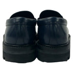 Celine Loafers 39 Navy Triomphe Chain Leather — view 3