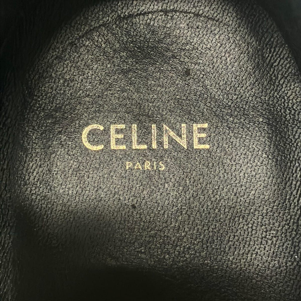Celine Loafers 39 Navy Triomphe Chain Leather — view 5